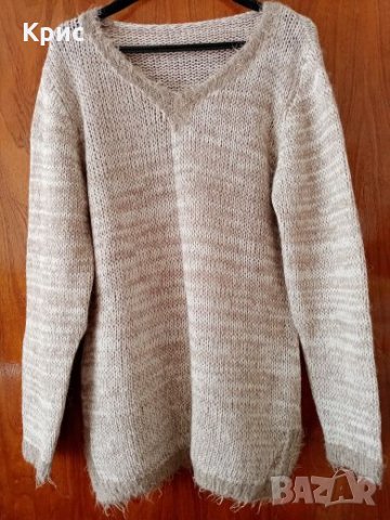 Италиански пуловер M/L размер , снимка 5 - Блузи с дълъг ръкав и пуловери - 26806032