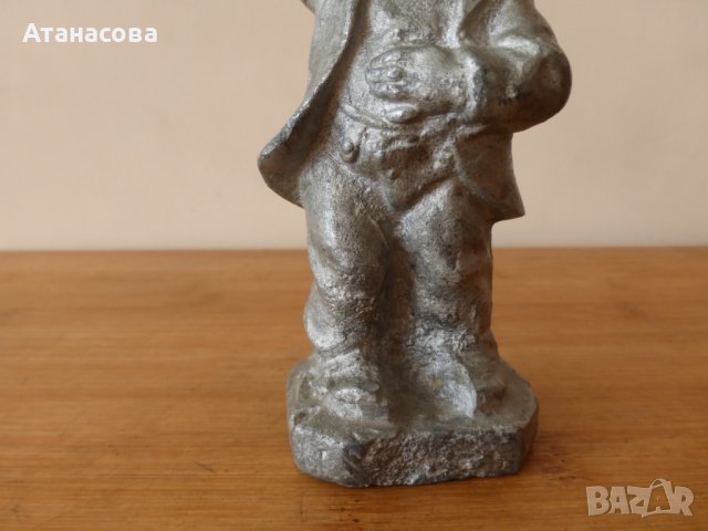 Метална алуминиева фигура статуетка 1970 г, снимка 8 - Статуетки - 43576479