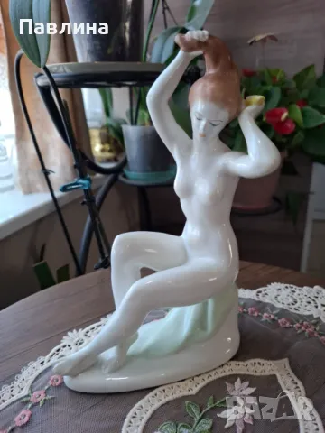 Унгарска порцеланова фигурка, снимка 8 - Фигурки - 49083797