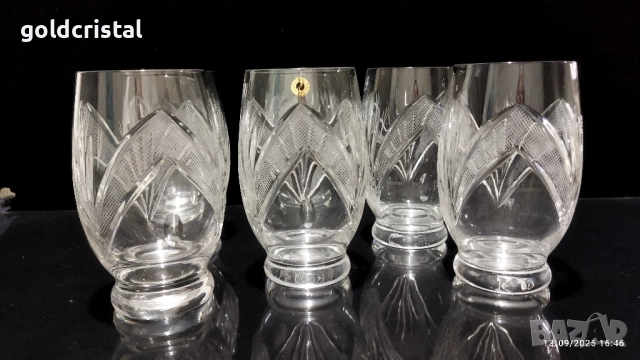 Кристални чаши Рамона , снимка 3 - Антикварни и старинни предмети - 44071817