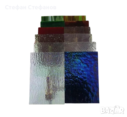 Комплекти от цветно художествено стъкло, снимка 7 - Декорация за дома - 52565307