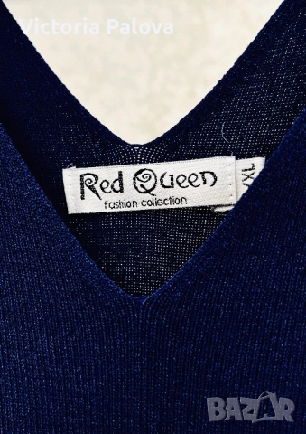 Елегантна рокля плътен трикотаж RED QUEEN , снимка 10 - Рокли - 53238776