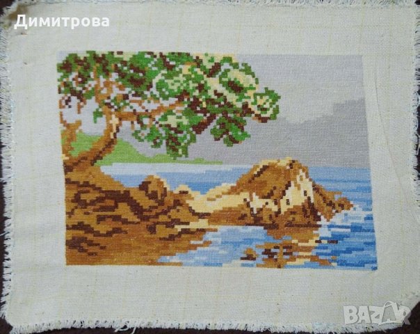 Гоблен "Морски захлас", снимка 1 - Гоблени - 27350464