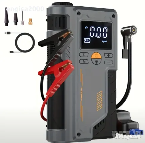 ПРОМО! Стартерна батерия + помпа + фенер, снимка 2 - Друга електроника - 48929922