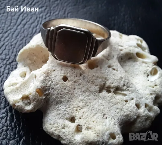 Стар винтидж сребърен пръстен - унисекс,ръчна изработка !, снимка 12 - Пръстени - 48193639