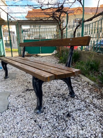 Градинска пейка, снимка 3 - Градински мебели, декорация  - 39556046