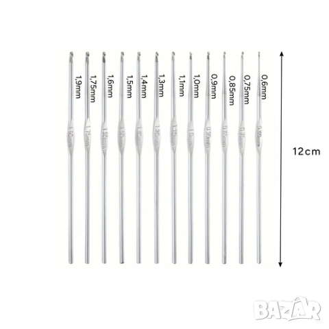 Комплект за плетене на една кука 58 и 113 части / Куки за плетене, снимка 5 - Други - 53541340