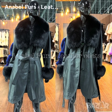 Дамски палта от кашмир, естествена кожа и естествен косъм, снимка 18 - Якета - 51347893