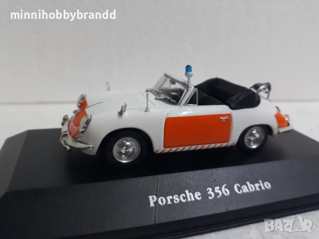 Porsche 356 Cabrio.Chevrolet Bell Air.Mercedes 180 d.Police Cars.1.43 Edition Atlas Collections. , снимка 16 - Колекции - 40145918