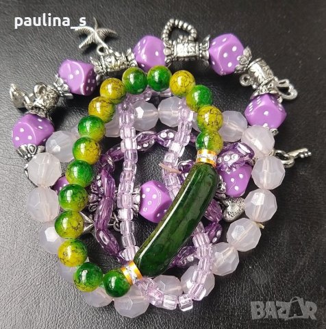 Лот от гривни на еластичен силикон, снимка 3 - Гривни - 40838365