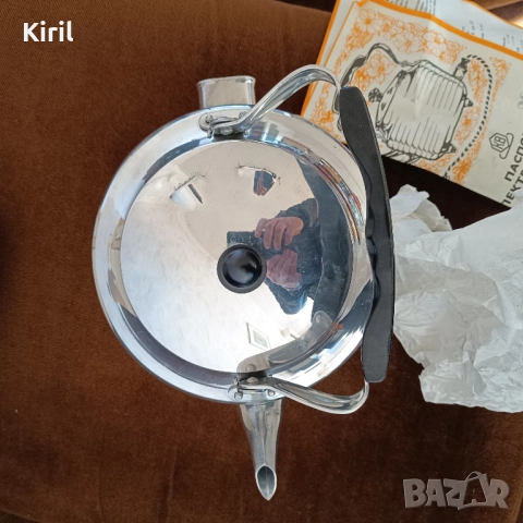 Ретро електрически чайник 2 литра нов, снимка 2 - Кани - 52681600