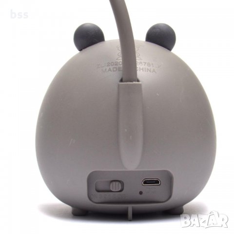 Код 84486 LED лампа - животинче с подвижно рамо и стабилна основа - розово, снимка 4 - Настолни лампи - 33357833