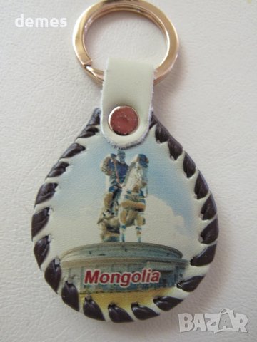 Автентичен кожен ключодържател от Монголия-серия, снимка 2 - Други - 50751466
