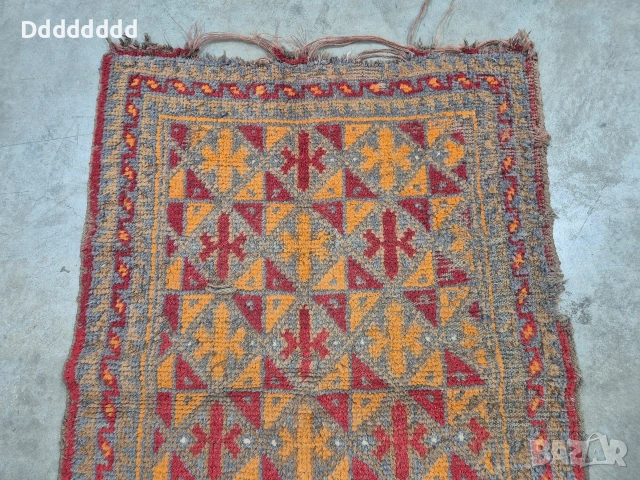 Стар молитвен Персийски килим, снимка 3 - Антикварни и старинни предмети - 53292847