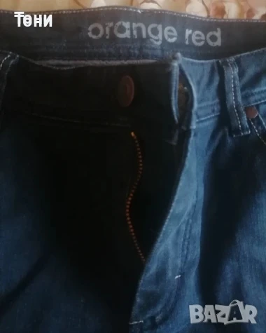 Orange Red Оригинал Нови Мъжки Дънки L , снимка 2 - Дънки - 50919393