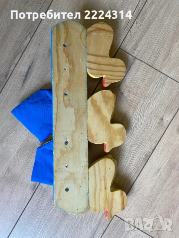 Дървена закачалка за стена, снимка 2 - Закачалки - 50998647