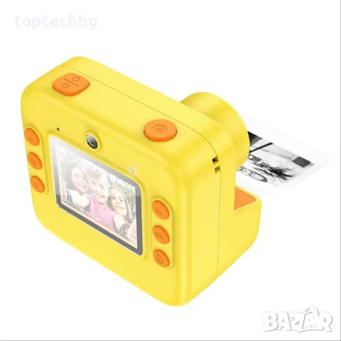 Детски фотоапарат с принтер HOCO DV200с безплатна доставка, снимка 5 - Електрически играчки - 48370330