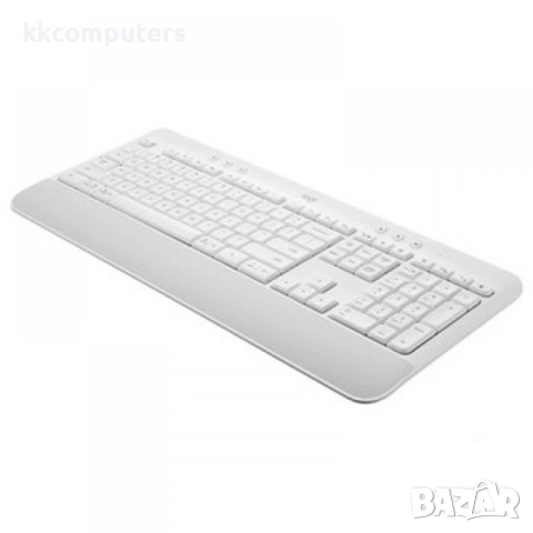 Logitech Signature K650 Безжична Клавиатура-US Layout, Бяла, снимка 2 - Клавиатури и мишки - 52558405