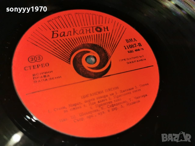 ЦИГАНСКИ ПЕСНИ 1102261950, снимка 16 - Грамофонни плочи - 53445759