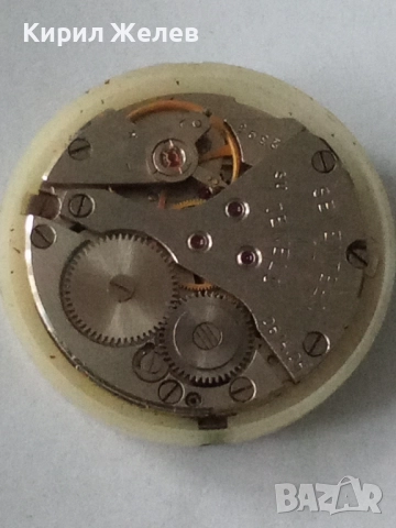 Механизъм с циферблат от стар ръчен часовник 52080, снимка 4 - Мъжки - 52260589