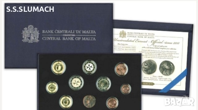  ЕВРО МОНЕТИ UNC Coin's Malta 2011 !!!, снимка 4 - Нумизматика и бонистика - 43723565