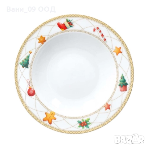 Коледен сервиз за хранене 18ч, снимка 4 - Сервизи - 51904805