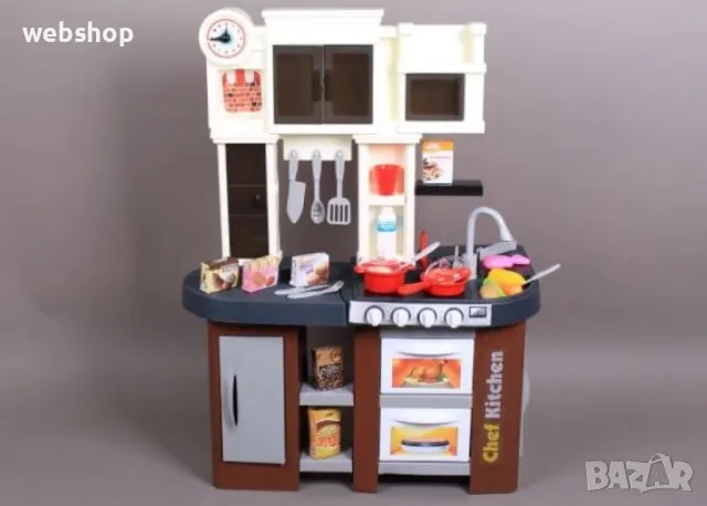 Детска кухня с ефект на течаща вода с 58 аксесоара, снимка 1