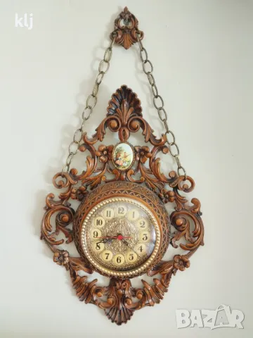 Красив стенен часовник , снимка 2 - Стенни часовници - 49372738