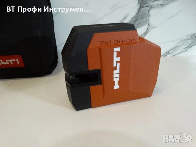Hilti PM 20 CG - Зелен лазер с отвес, снимка 2 - Измервателни инструменти - 51939709