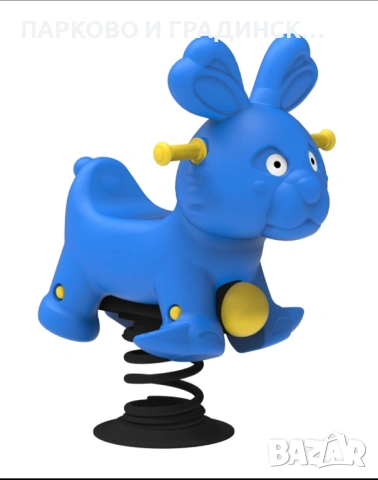 Детска клатушка,заек , снимка 2 - Градински мебели, декорация  - 53281775