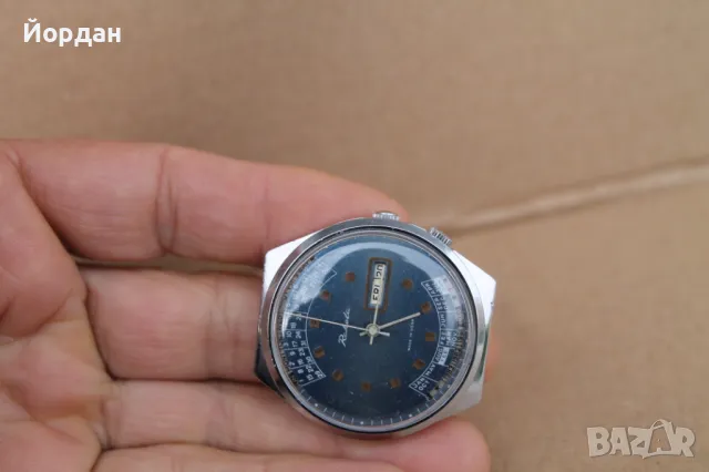 СССР мъжки часовник ''Ракета календар'' , снимка 7 - Мъжки - 49934000