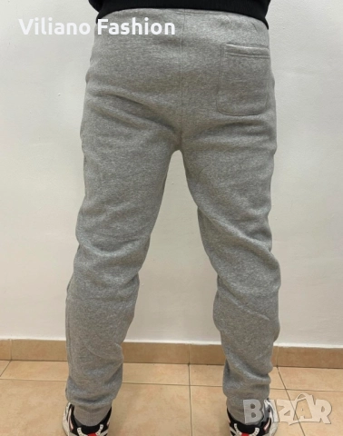 Мъжко памучно долнище с ластик, снимка 2 - Спортни дрехи, екипи - 52305471