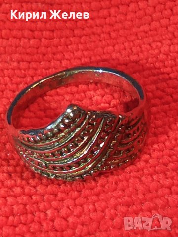 ПОСРЕБРЕН ВИНТИДЖ ПРЪСТЕН 37612, снимка 3 - Пръстени - 33792336