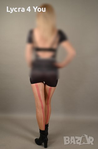 Marie Claire M размер дамски луксозен чорапогащник с розов ръб отзад , снимка 3 - Бельо - 43474017