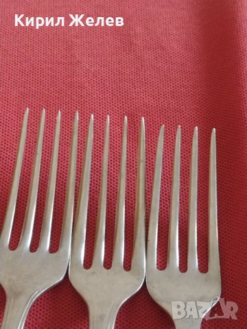 Три вилици от соца перфектно състояние П. Денев Габрово за КОЛЕКЦИЯ ДЕКОРАЦИЯ 42064, снимка 3 - Други ценни предмети - 43818878