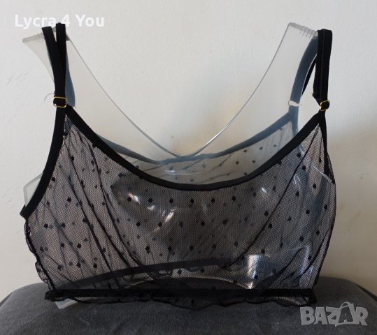 Черно тюлено бюстие, снимка 3 - Бельо - 34787767