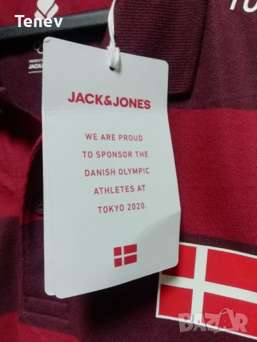 Jack & Jones Denmark Tokyo 2020 Olympics нова оригинална тениска Дания Токио 2020 L , снимка 5 - Тениски - 43751096