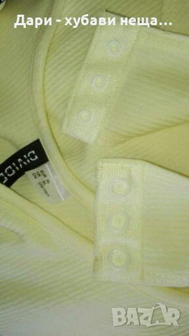 Еластично жълто боди, голям размер🍀💞L,XL🍀💞арт.2058, снимка 5 - Потници - 33615214