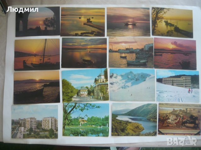 Стари пощенски картички с изгледи от много страни, снимка 9 - Колекции - 19410255