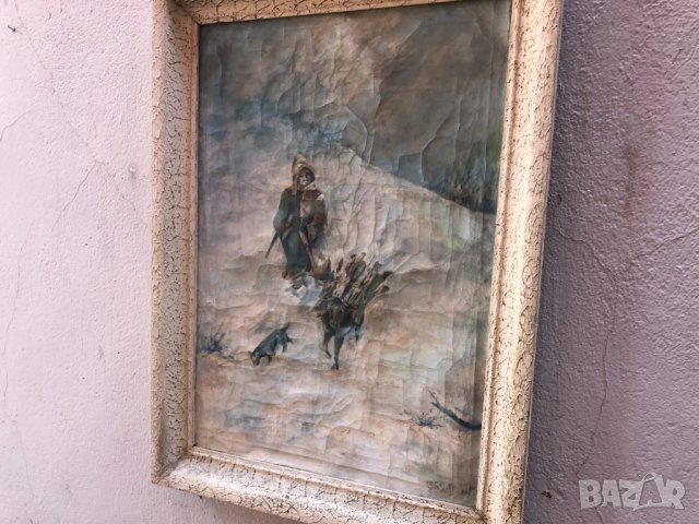 Стара българска картина, снимка 4 - Картини - 26468758