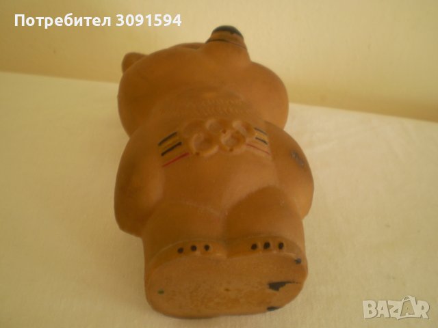 Голямо гумено олимпийско мече Миша , снимка 7 - Колекции - 36686738