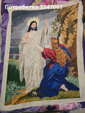 Гоблен,,Възкресение,,, снимка 2 - Гоблени - 52853925