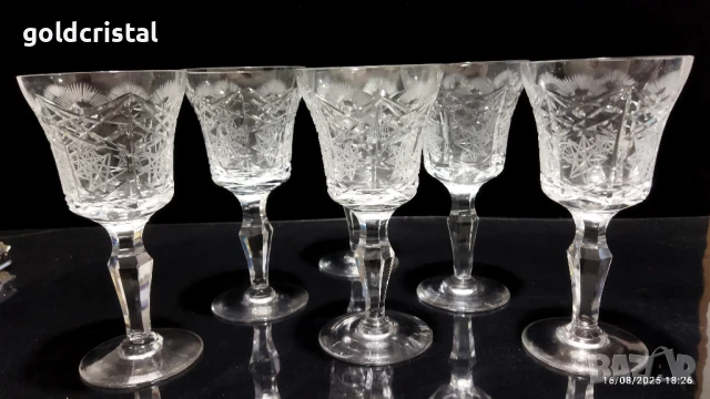 кристални чаши за вино 