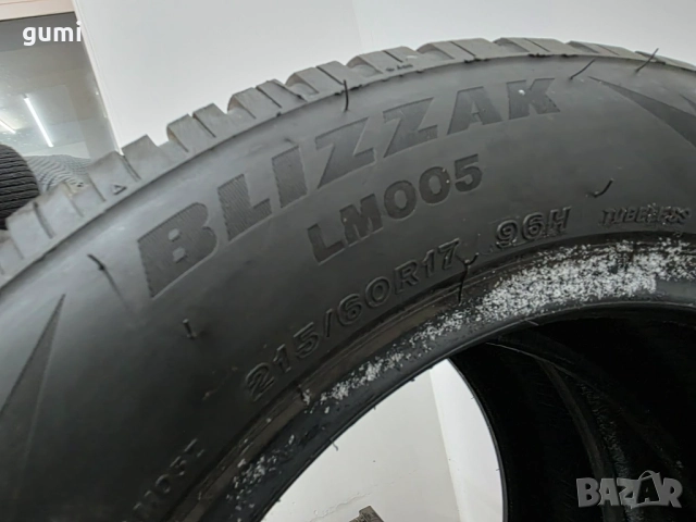 2бр зимни гуми 215/60/17 BRIDGESTONE L04539 , снимка 4 - Гуми и джанти - 52927399