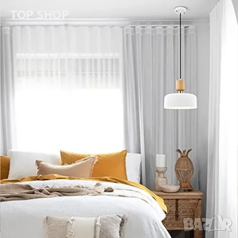 Нова Модерна висяща лампа Кухня Дневна Спалня Осветление стая Абажур, снимка 5 - Лампи за таван - 49567169