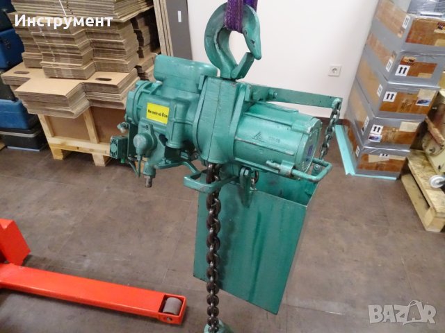 Верижен телфер с пневмозадвижване J.D.Neuhaus PROFI 3t Air Pneumatic Chain Hoist, снимка 8 - Подемници - 43486368