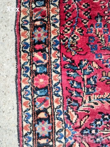 Ръчно тъкана вълнена пътека.Иранска.Антика за ценители., снимка 4 - Пътеки - 51018948