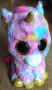 Плюшени играчки TY Toys Beanie Boos - Еднорог,24 cм. / Disney Бамби, 15 см., снимка 1