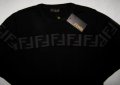 Fendi мъжки пуловер черен размер нов с етикет, снимка 3