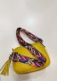 ✨Чанта Естествена кожа ✨Нова ✨Цветна Дръжка ✨Шарена дръжка, снимка 8